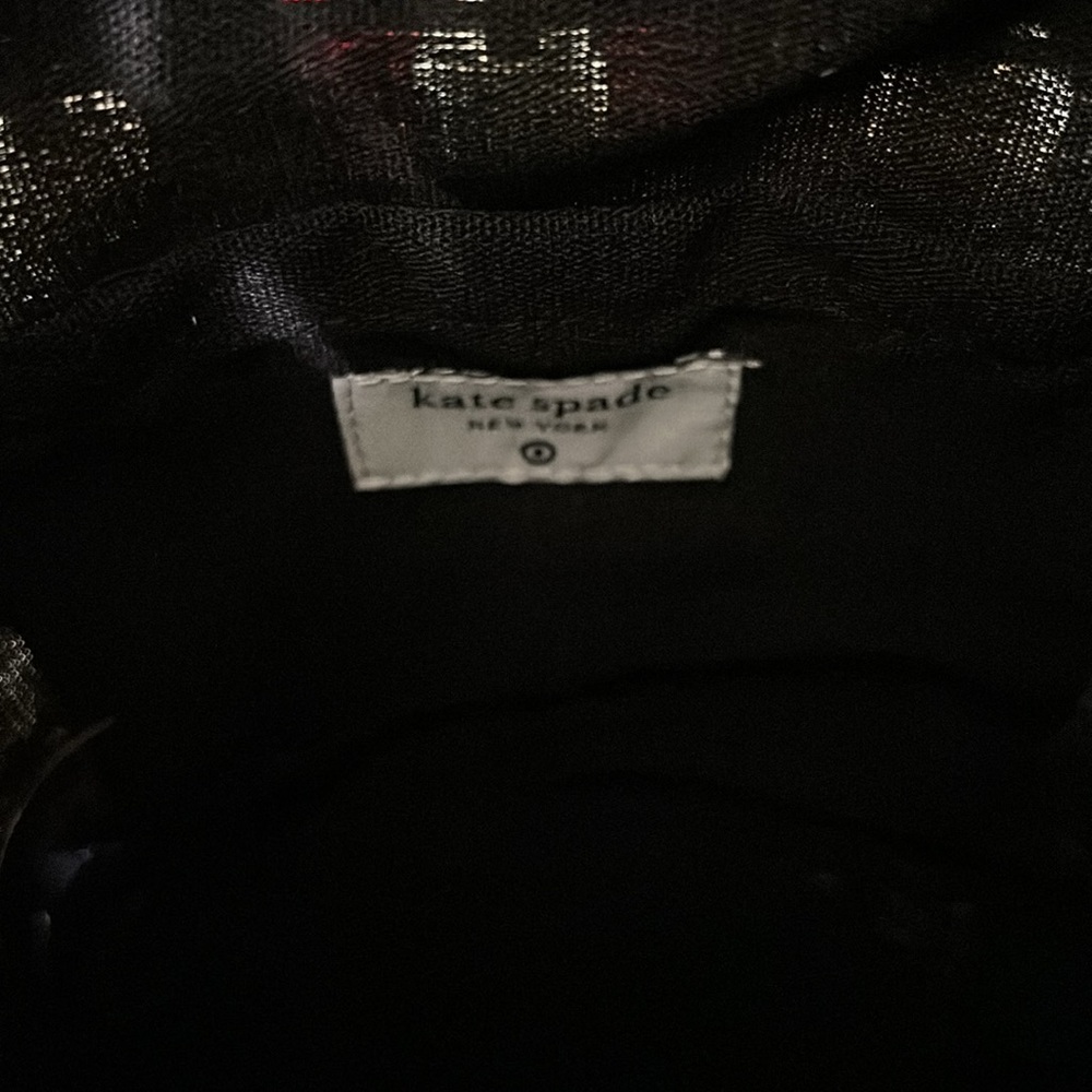 Kate Spade x Target NWT Pearl Embellished Wicker Basket Bucket Bag - Picture 11 of 12